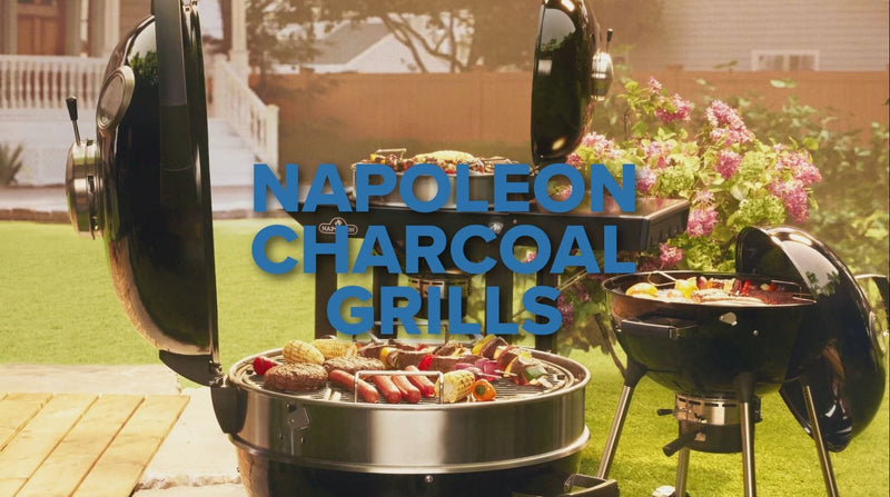 Napoleon Pro Professional 22 Charcoal Cart 22-inch Kettle Grill with Cart