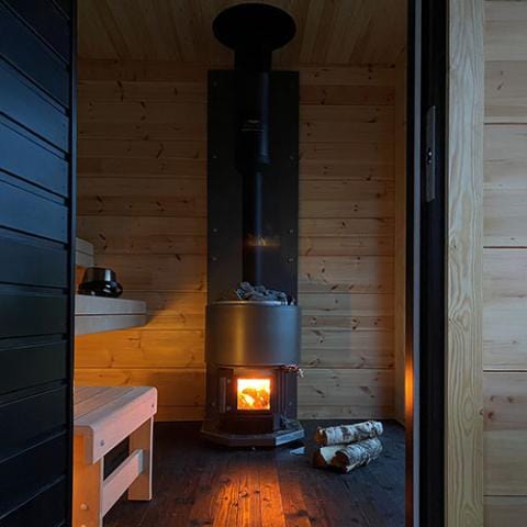 Narvi Luosto VS 16kW Wood-Burning Sauna Stove with Watertank