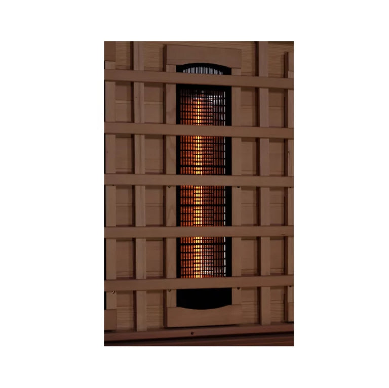 Golden Designs Full Spectrum Infrared Sauna with Himalayan Salt Bar | GDI-8010-03 | 1 Person