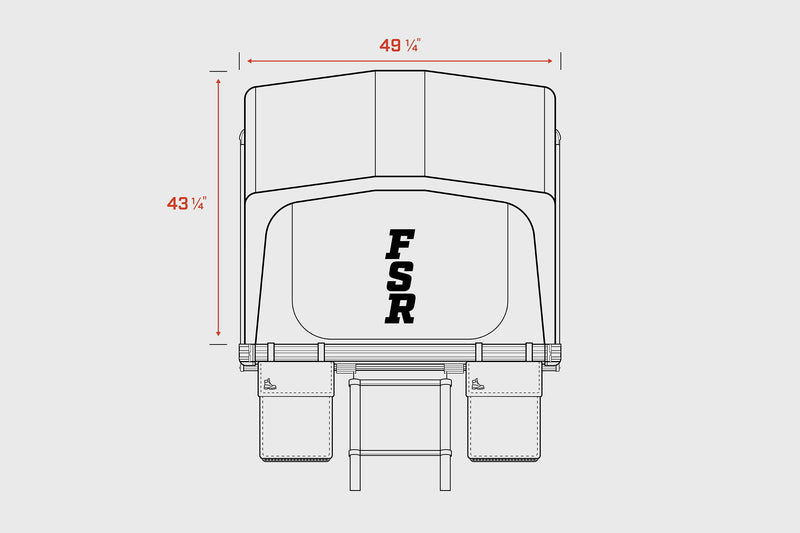 Freespirit Recreation Nova - Hybrid Foldout Rooftop Tent