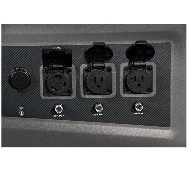 Aims Power Portable Solar Generator 5.04 kWh 33 Amp Output Lithium Battery | Solar & Grid Inputs Expandable