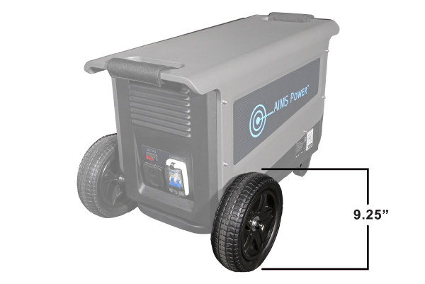 Aims Power Portable Solar Generator 3.1 kWh 30 Amp Output Lithium Battery | Solar & Grid Inputs
