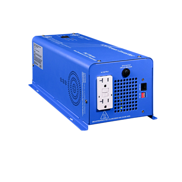 Aims Power 1500 Watt 12V Pure Sine Power Inverter ETL Listed to UL458/CSA- Industrial Grade