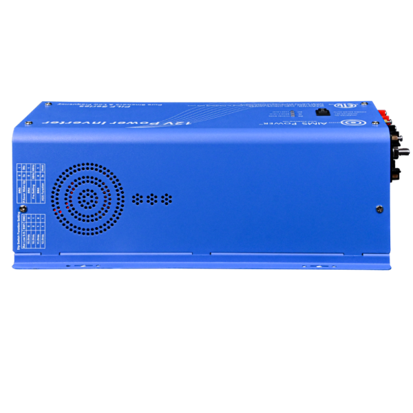 Aims Power 1000 Watt 12V Pure Sine Power Inverter ETL Listed to UL458/CSA- Industrial Grade