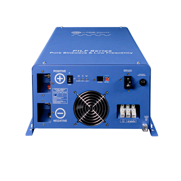 Aims Power 2400 Watt 12V Pure Sine Power Inverter ETL Listed to UL458/CSA- Industrial Grade