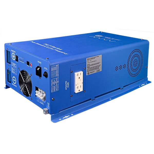 Aims Power 2400 Watt 12V Pure Sine Power Inverter ETL Listed to UL458/CSA- Industrial Grade