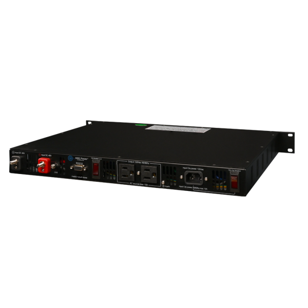 Aims Power 1000 Watt Pure Sine Power Inverter NEGATIVE 48V Rack Mount Power Inverter To 120 Volt AC – 1U (-48V)