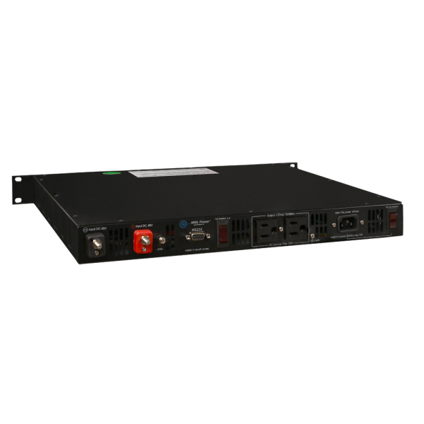 Aims Power 1000 Watt Pure Sine Power Inverter NEGATIVE 48V Rack Mount Power Inverter To 120 Volt AC – 1U (-48V)