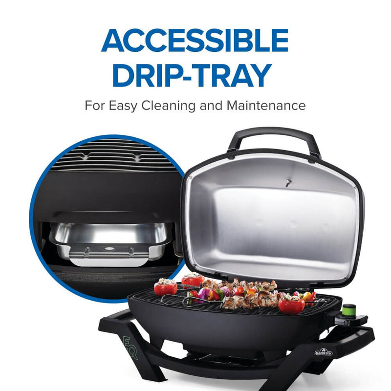Napoleon TravelQ Pro285E Portable Electric Grill- Black