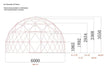 Phoenix Domes 4-Season Deluxe Glamping Package Dome