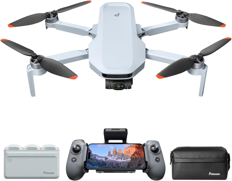 Potensic ATOM 2 Drone with 8K Camera, AI Track, 10km Video Transmission – FLY MORE COMBO