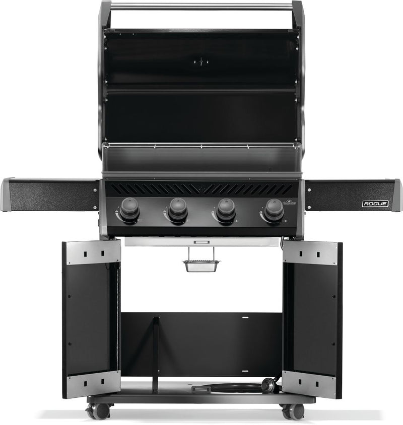 Napoleon Rogue 525 Black Gas Grill with Stainless Steel Grids