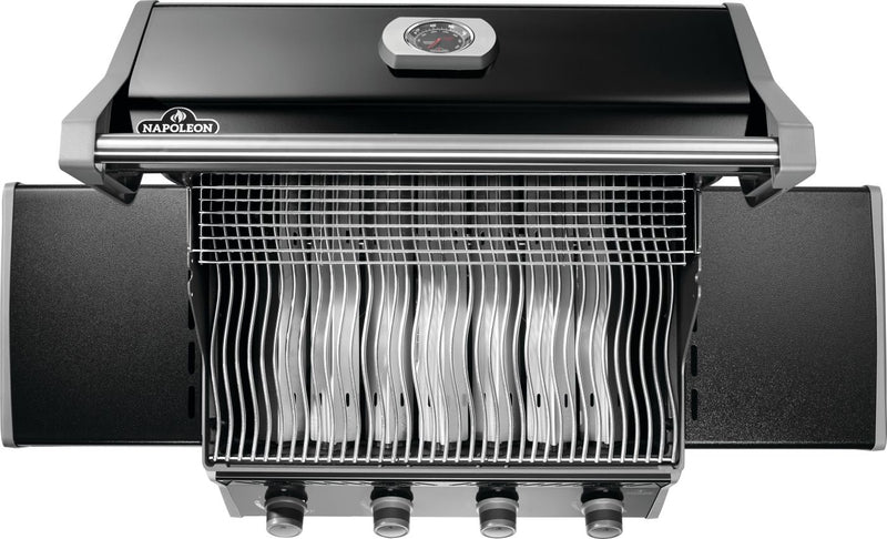 Napoleon Rogue 525 Black Gas Grill with Stainless Steel Grids