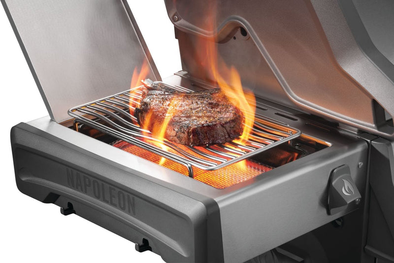 Napoleon Rogue® PRO 625 SIB Stainless Steel Gas Grill with Infrared Side Burner