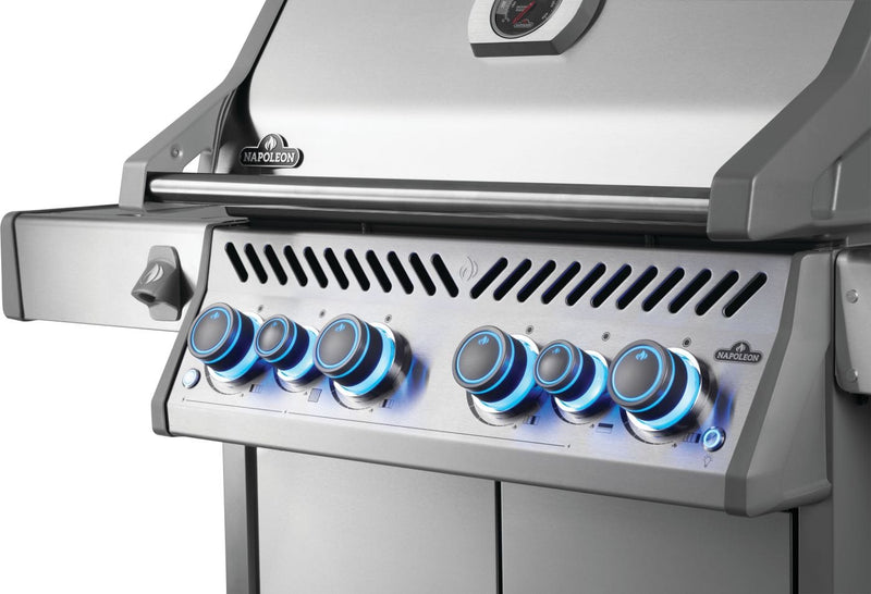 Napoleon Rogue® PRO-S 525 RSIB Stainless Steel Gas Grill with Infrared Side and Rear Burner