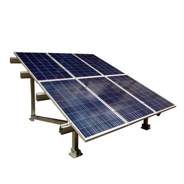 Aims Power Solar Rack Ground Mount for 190-380 Watt Solar Panels – Fits up to 18 panels
