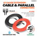 Rich Solar 10 Gauge Extension Cable and Parallel Connectors