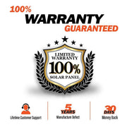 Rich Solar 200w Complete Solar Kit Warranty
