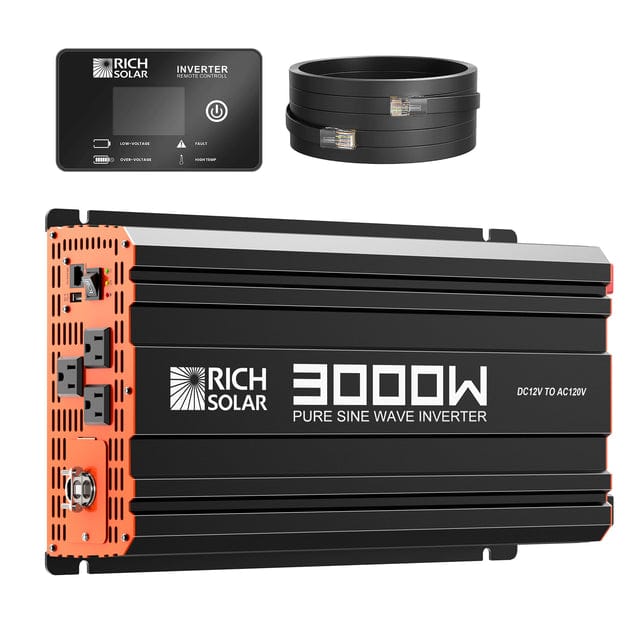 Rich Solar Industrial Pure Sine Wave Inverter with Cord