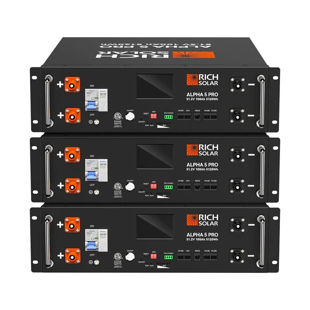 Rich Solar 3  Alpha 5 Pro Back View