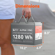 Rich Solar ALPHA 1 PRO Dimension