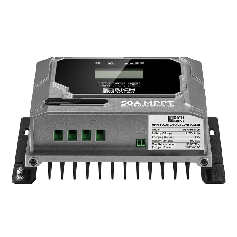 Rich Solar BRAVO 50 Amp MPPT Solar Charge Controller Bottom