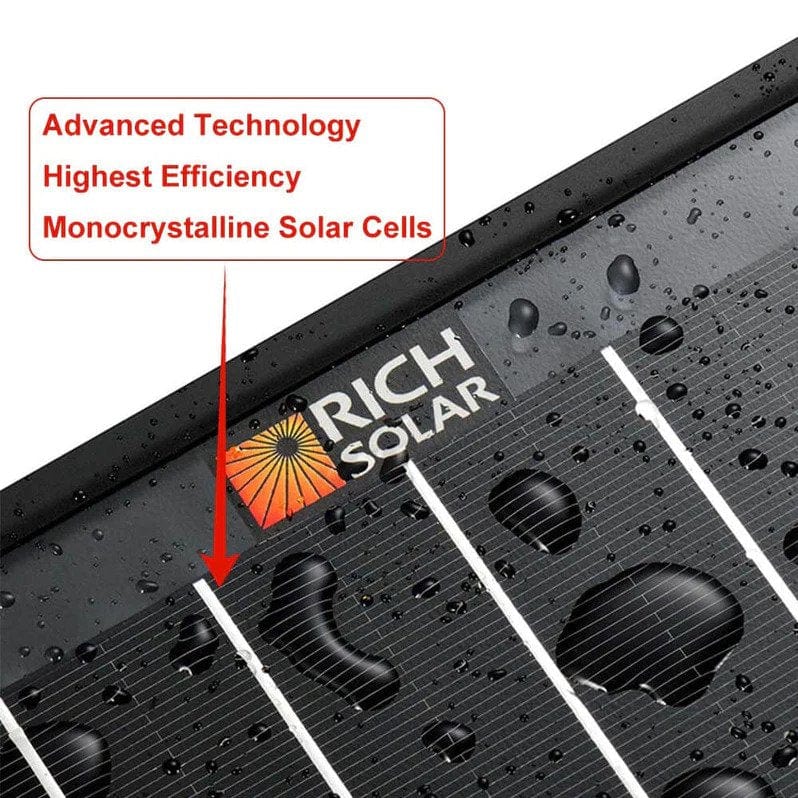 Rich Solar Mega 100W Monocrystalline Solar Panel 