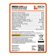 Rich Solar Mega 100 Monocrystalline Solar Panel