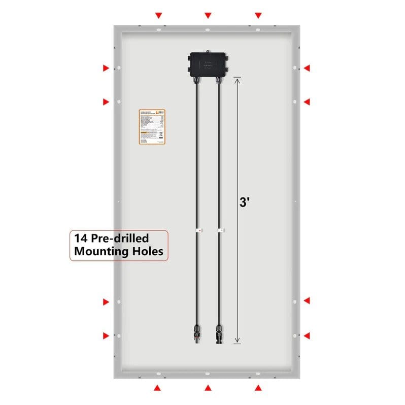 Rich Solar Mega 150 Watt Monocrystalline Solar Panel