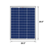 Rich Solar Mega 50W Solar Panel Measurement