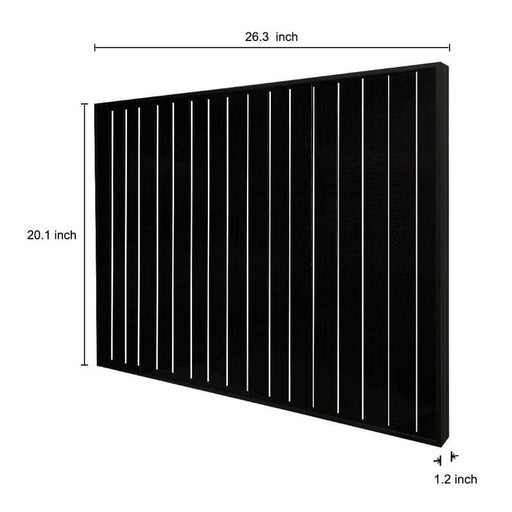 Rich Solar Mega 50W Black Off-Grid Solar Panel Measurement