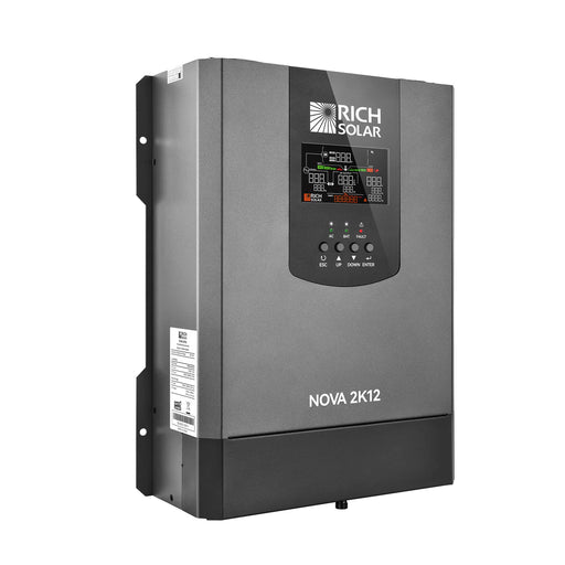 Rich Solar NOVA 2K12 Leaning Right Side