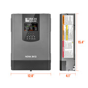 Rich Solar NOVA 3K12 Dimensions
