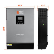 Rich Solar Nova Max 3K Off-Grid Hybrid Inverter Dimension