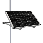 Rich Solar Side Pole Mounts with Panel