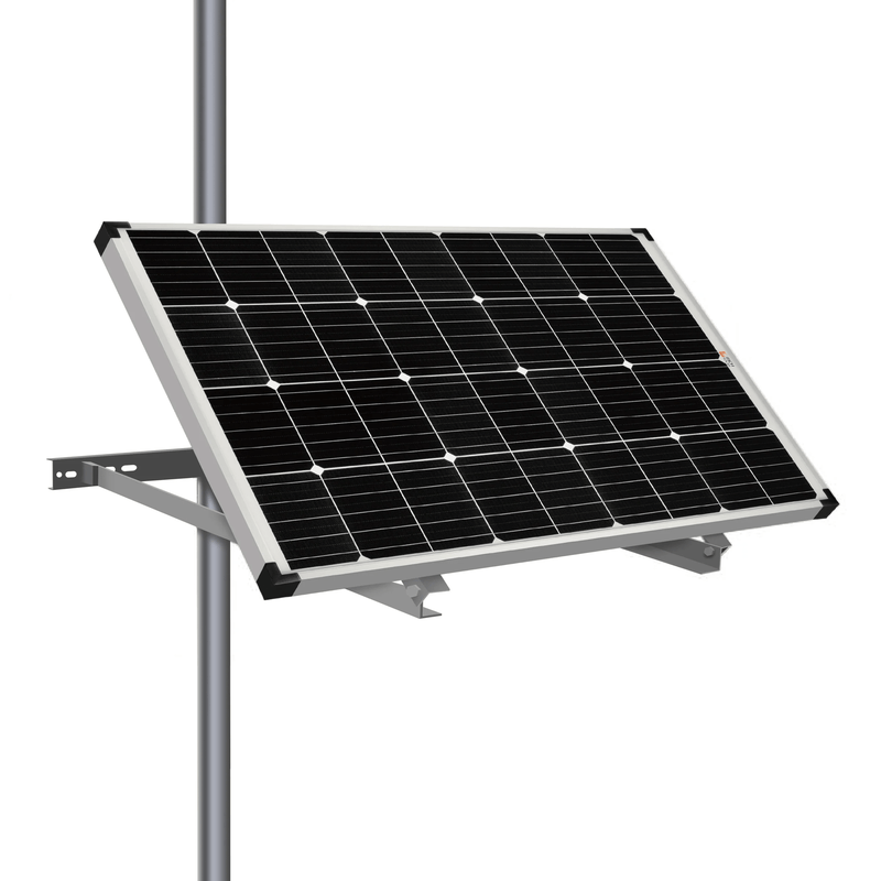 Rich Solar Side Pole Mounts with Panel
