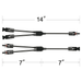 Rich Solar Y Branch Parallel Adapters Size