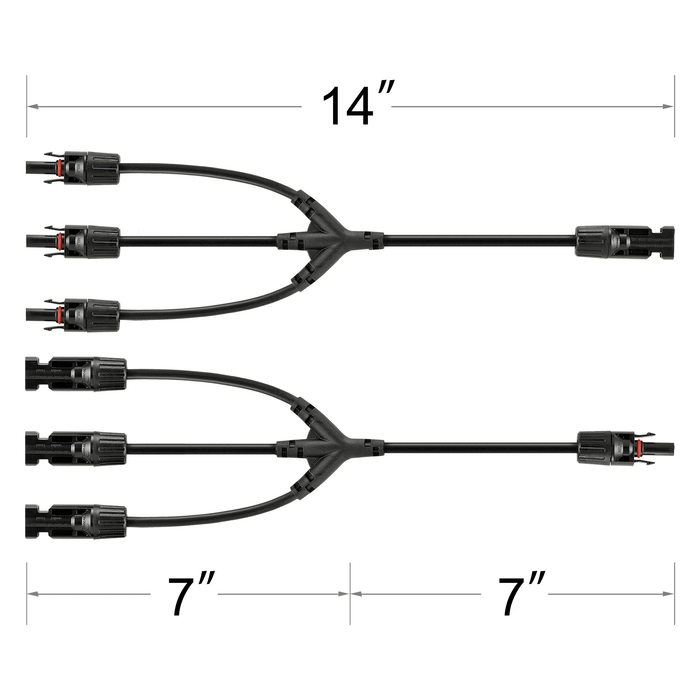 Rich Solar Y Branch Parallel Adapters