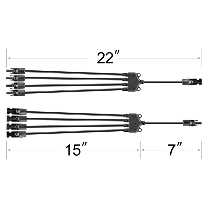 Rich Solar Y Branch Parallel Adapters