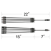 Rich Solar Y Branch Parallel Adapters