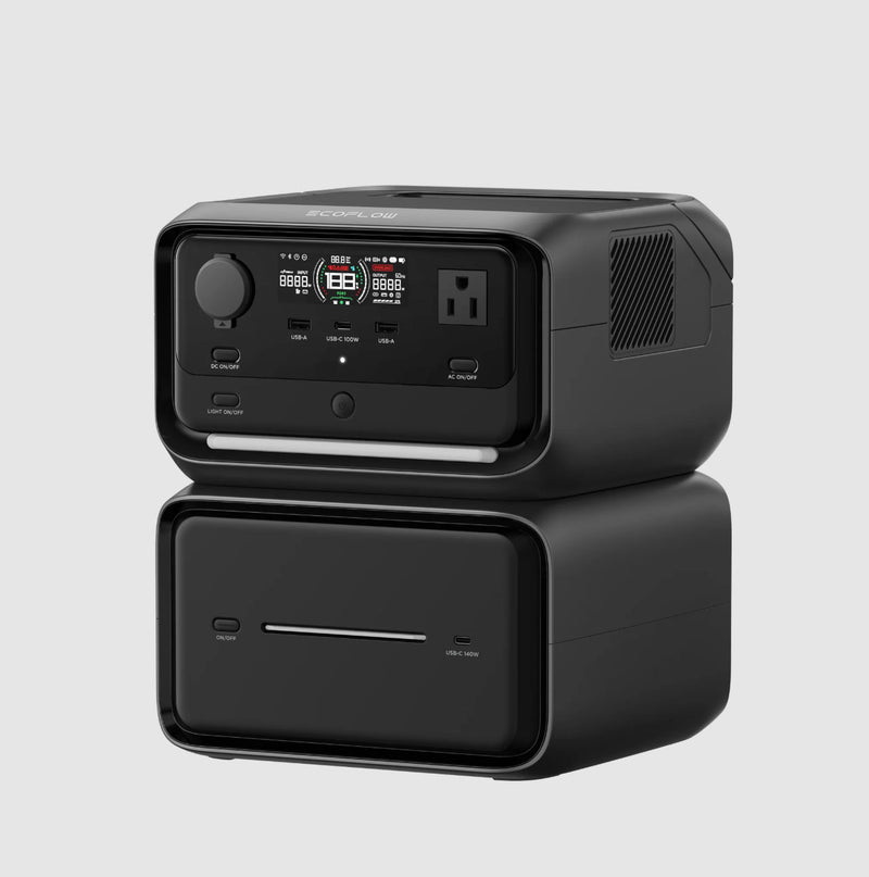 EcoFlow RIVER 3 Max Plus Portable Power Station (RIVER 3 Plus + Extra Battery 600) (600W | 858Wh)