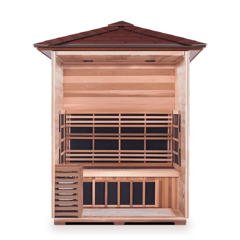 Enlighten SaunaTerra MoonLight 3 Dry Traditional Outdoor Sauna | 3 Persons