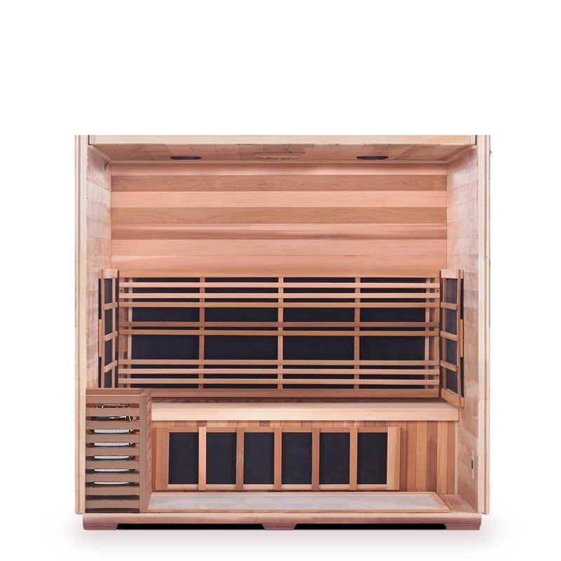 Enlighten InfraNature Duet Sapphire 4 Hybrid Infrared/Traditional Indoor Sauna | 4 Persons
