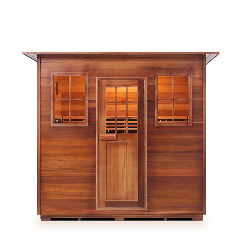 Enlighten InfraNature Duet Sapphire 5 Hybrid Infrared/Traditional Indoor Sauna | 5 Persons
