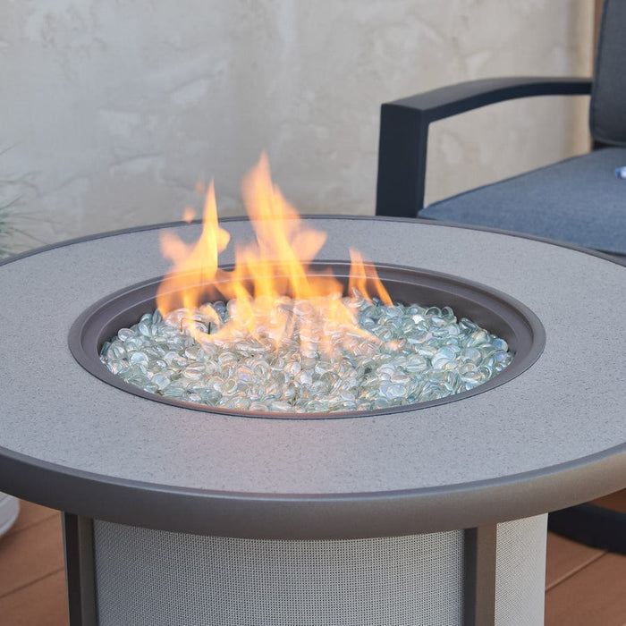 Outdoor Greatroom Stonefire Round Gas Fire Pit Table