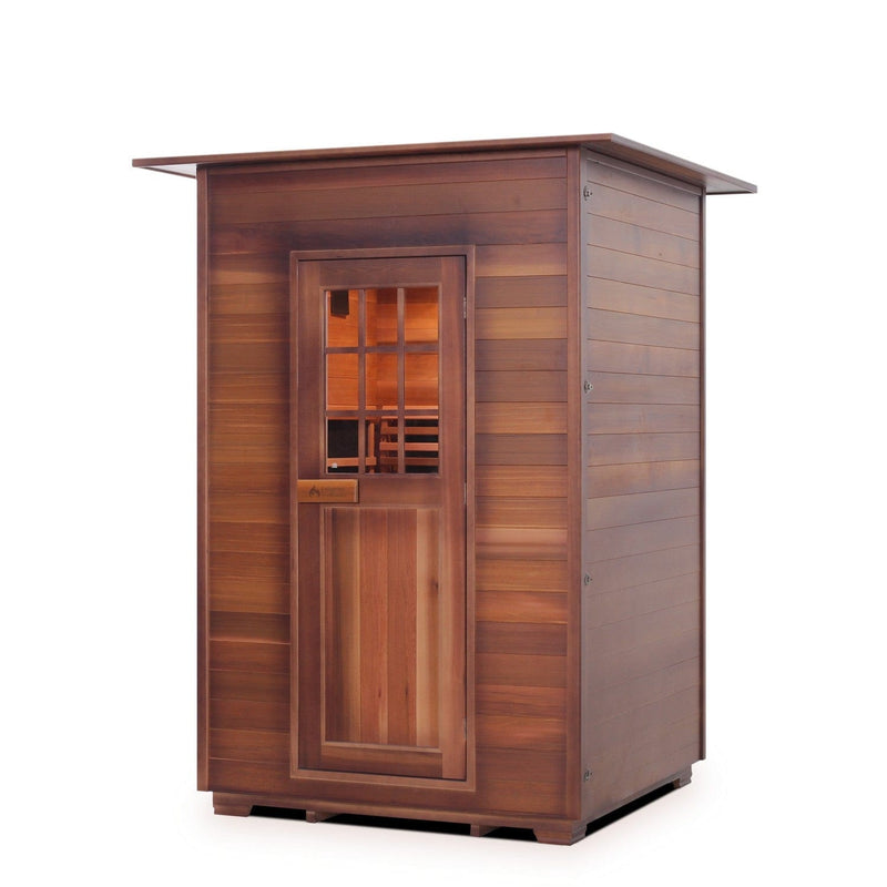 Enlighten InfraNature Original Sierra 2 Full Spectrum Infrared Indoor Sauna | 2 Persons