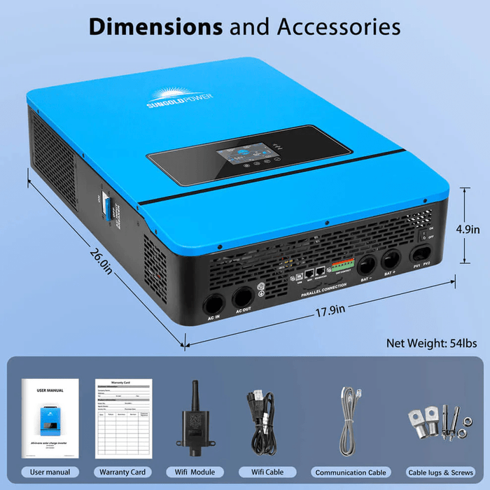 Dimensions and Accessories