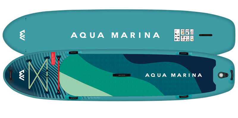 Aqua Marina SUPER TRIP FAMILY SERIES Size 12'6" Inflatable Paddle Board
