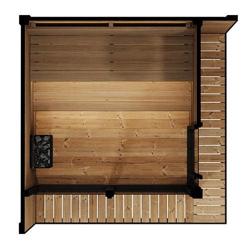 SaunaLife Model GL6 Outdoor Sauna Kit | 6 Persons