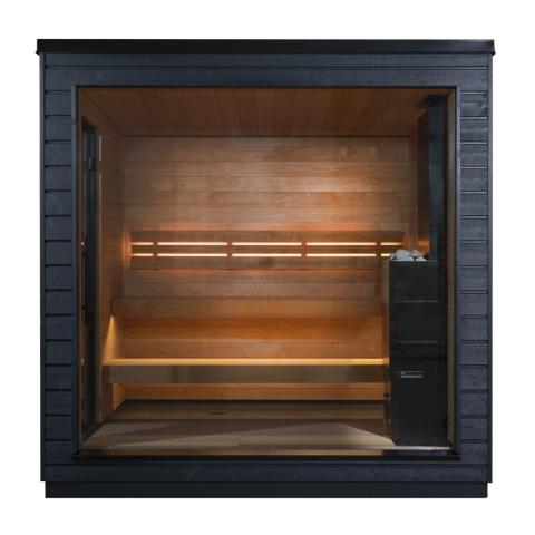 SaunaLife Model G6 Pre-Assembled Outdoor Home Sauna | 5 Persons